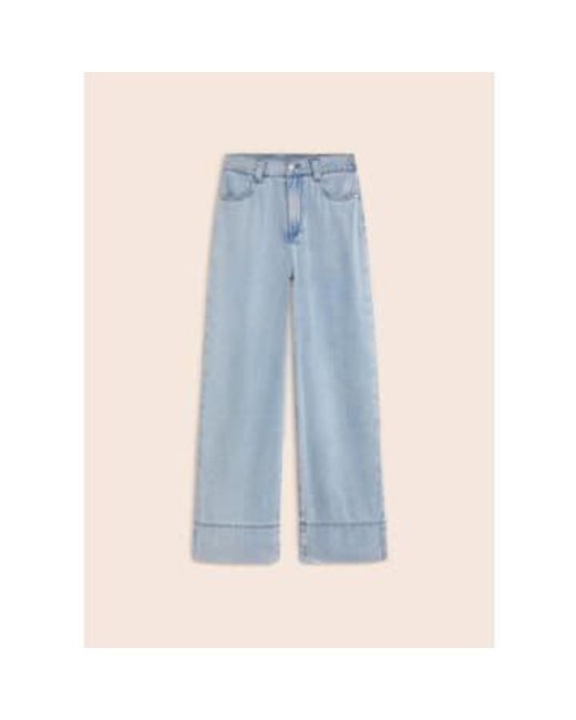 Suncoo Blue Woven Jeans Romy From 36