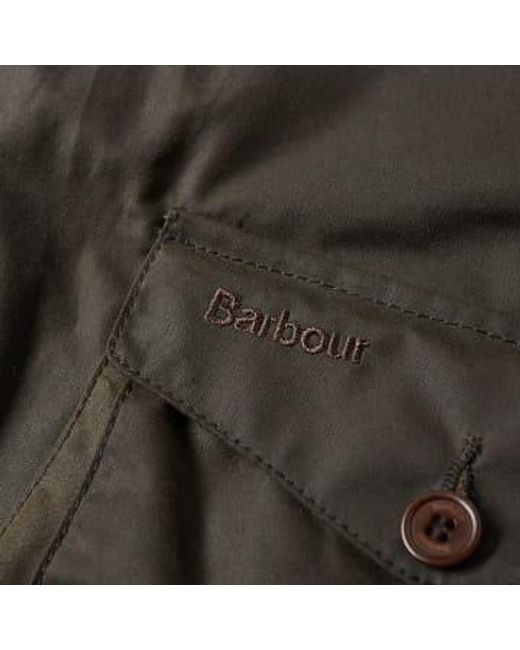 Beacon sports wax chaqueta oliva Barbour de hombre de color Black