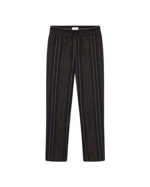 Porter Embroiry Pants Les Deux pour homme en coloris Black