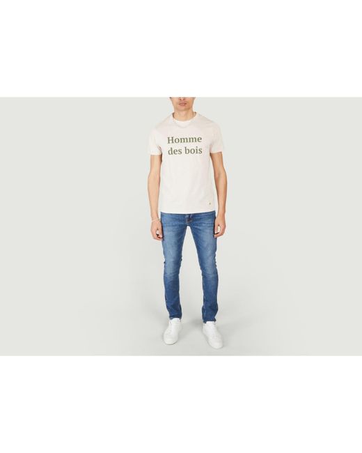 Faguo Arcy T-shirt Cotton in White for Men | Lyst
