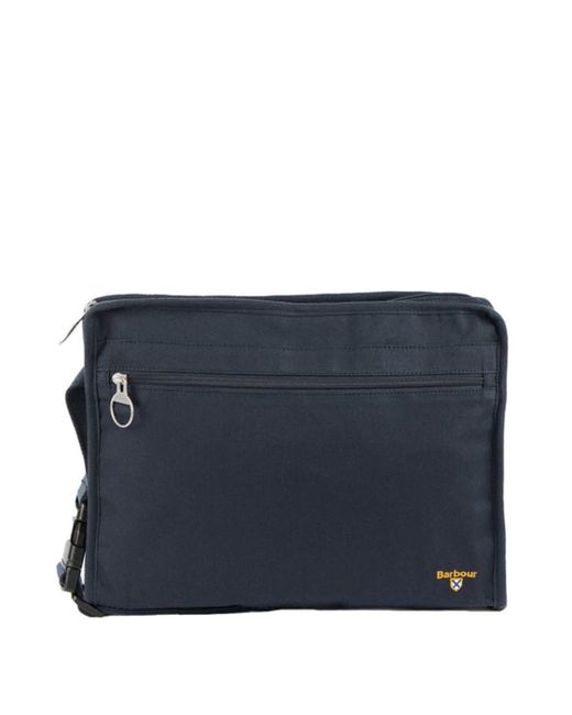 Barbour Cascade Messenger Sling Bag Navy in Blue Lyst