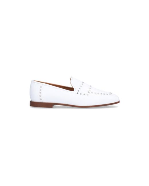 Alpe New Roma Loafer in White | Lyst