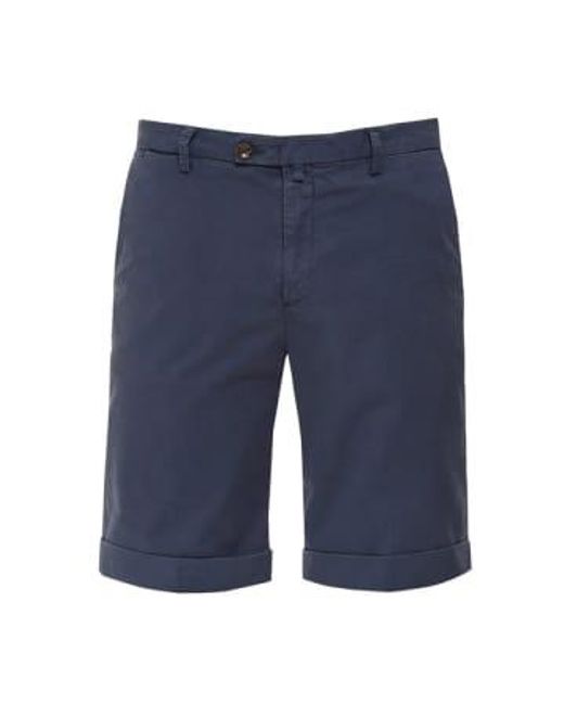 Blue Stretch Cotton Slim Fit Shorts Bg108 323127 011 di Briglia 1949 da Uomo