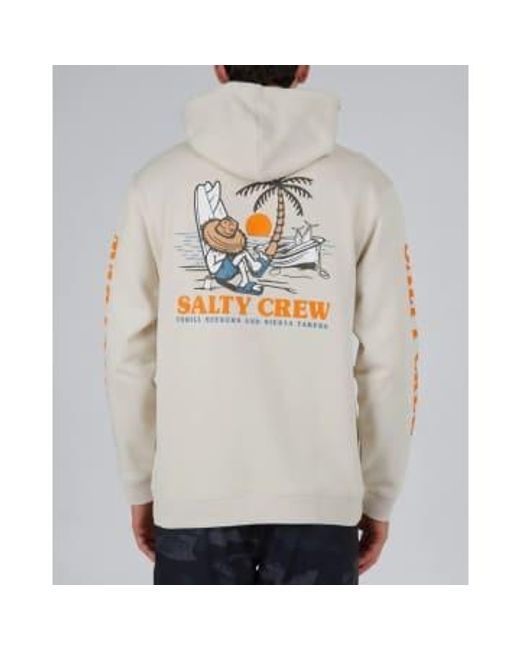 Salty Crew Gray Siesta Hood L for men