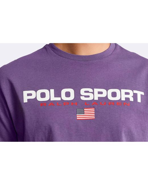 Polo Ralph Lauren Red Rocks 2 Tee Shirt Purple for Men | Lyst