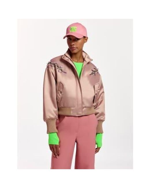 - quinta chaqueta bombarro - rosa - xs Essentiel Antwerp de color Pink