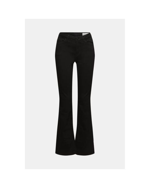 Esprit Bootcut Jeans Made Of Blended Organic Cotton Black Rinse | Lyst