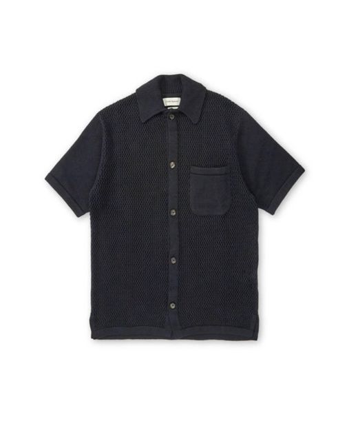 Oliver Spencer Black Shirt M / Navy for men