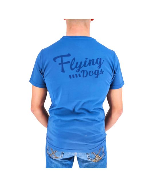 Bl'ker T-shirt Flying Dog Uomo Royal in Blue for Men | Lyst