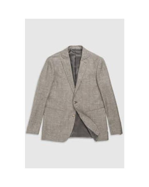 Cascas linen blend 2 button jacket in bp1550 Rodd & Gunn de hombre de color Gray