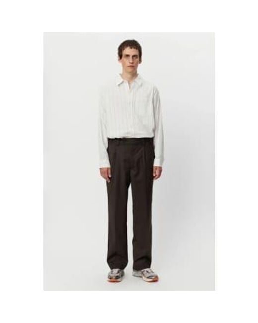 Pantalones parche rayas vintage mfpen de hombre de color White