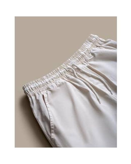 Blue Organic Cotton Twill Shorts di COLORFUL STANDARD da Uomo