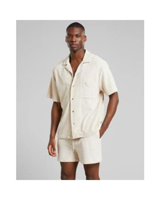 Dedicated Natural Marstrand Terry Shirt Oat for men