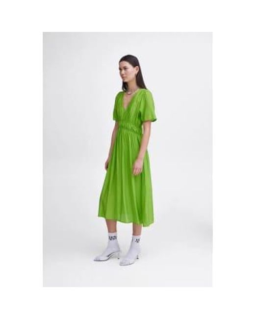 Ichi Green Ihquilla Dress 36