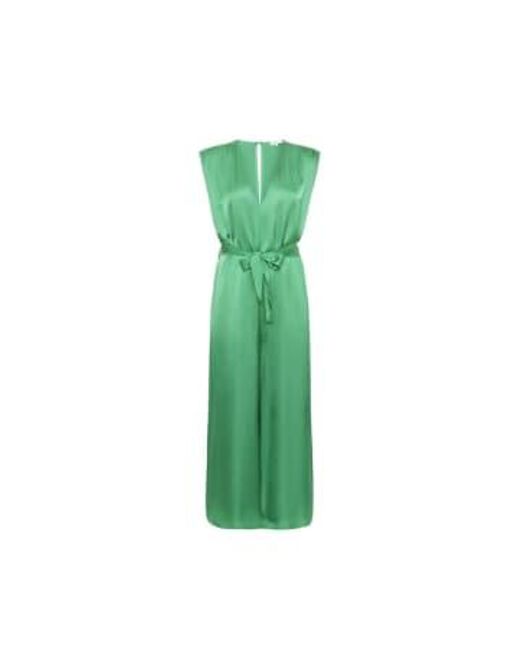 FRNCH Green Cadia V-neck Jumpsuit Emerald S