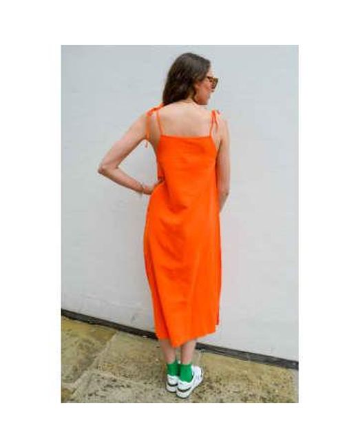 HOD Orange Lagos Flams Dress Xs