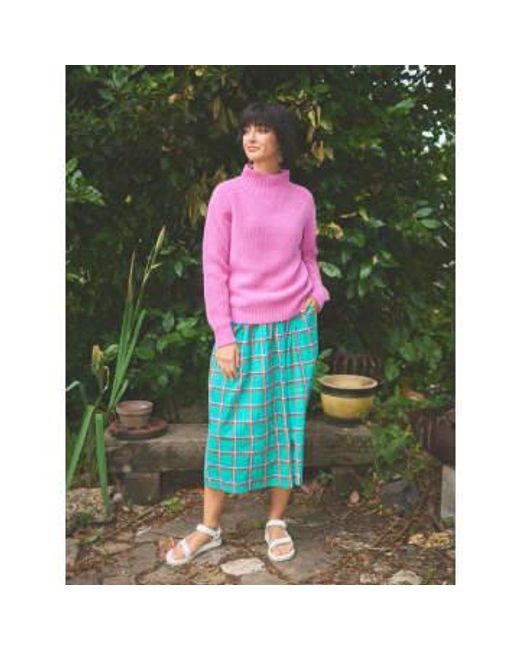 Lowie Blue Check Skirt S