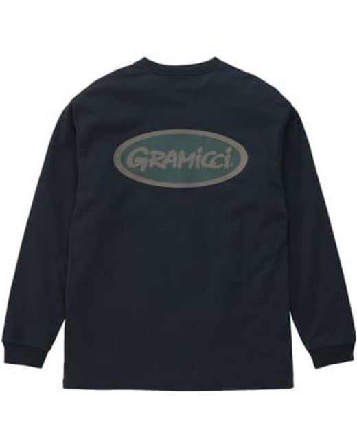 Gramicci Blue Oval Long Sleeve T-shirt Vintage Medium for men