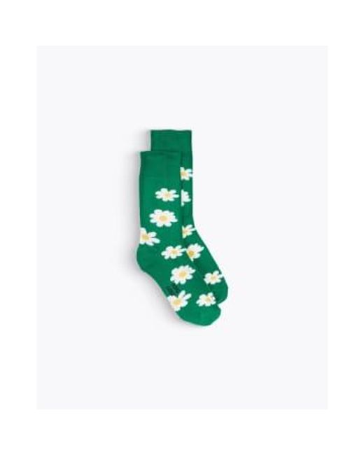 Homecore Green Chaussettes Fantasy Nature Flowers 39/42 /