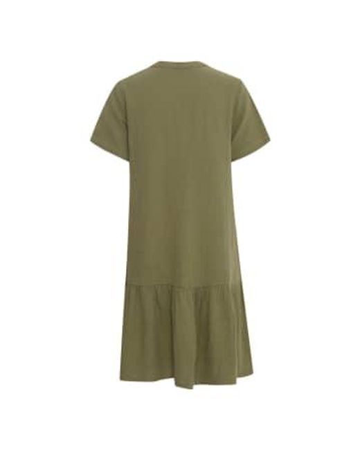 B.Young Green Byiberlin Short Dress Olivine Uk 8