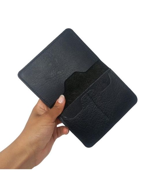 Atelier Marrakech Green Leather Passport Holder for men