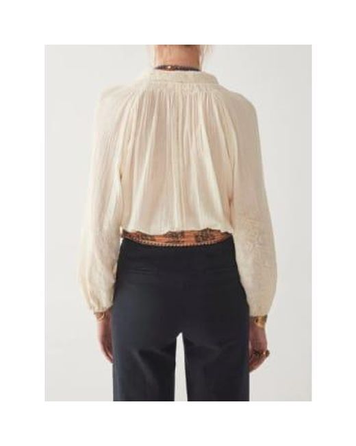 MAISON HOTEL Natural Sandrine Blouse Off Off / Xs