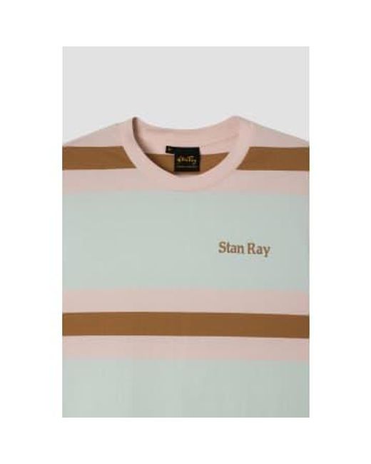 Stan Ray White Ringer T-shirt Opal Medium for men
