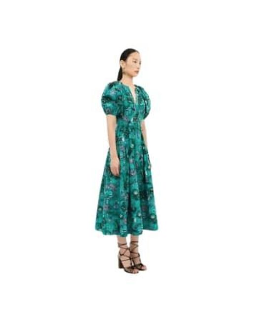 Ulla Johnson Green Carina Dress 4 / Jade