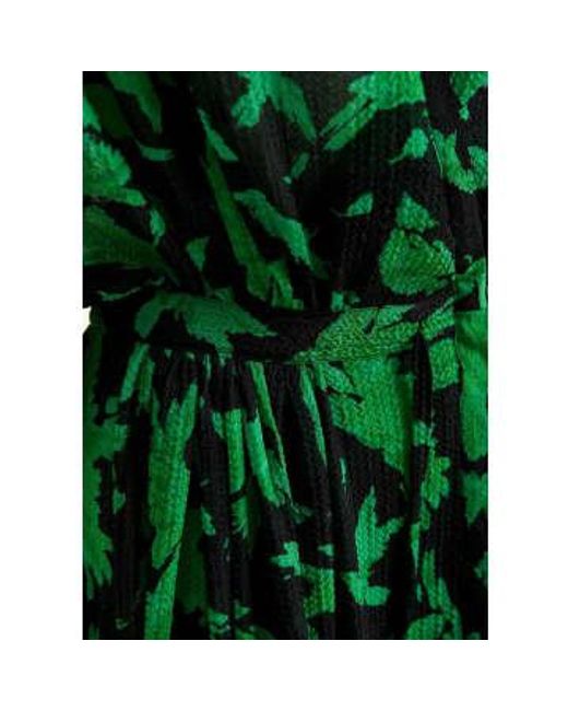 Essentiel Antwerp Green Evray Oversized Wrap Dress Xs