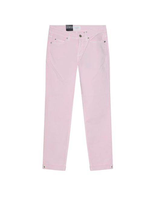 Cambio Jeans Piper Short in Pink | Lyst