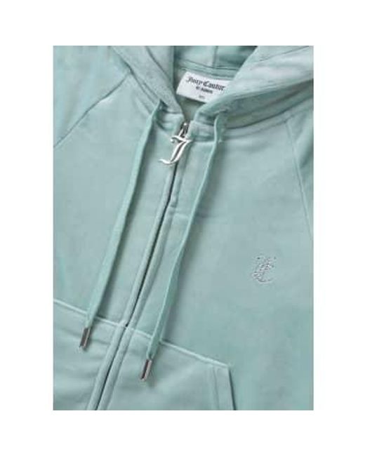 Juicy Couture Blue S Madison Hoodie With Diamonte for men