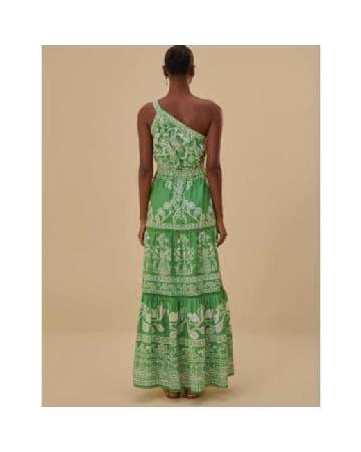 Farm Rio Green - Garden Dress - - Xs