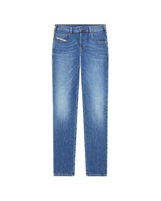 DIESEL Blue D-Yennox 0Ihat Tapered Fit Jeans for men