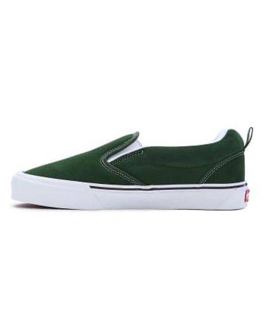 Vans Green Knu Slip / True White Uk8 for men