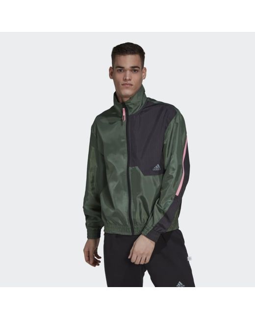 adidas Synthetic X-city Track Top in Green for Men | Lyst