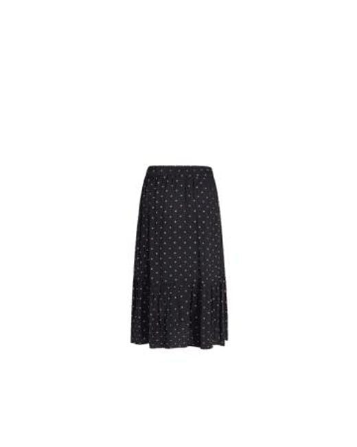 Dotted Moss Skirt In Brown From di Noa in Black