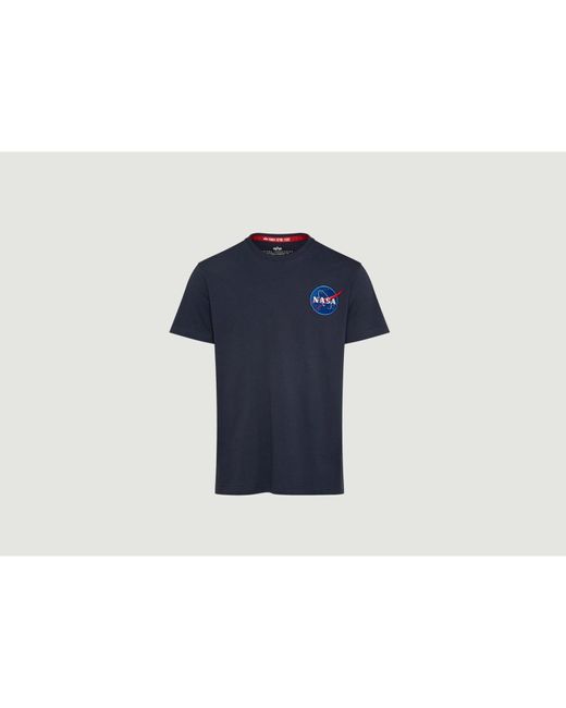 Alpha Herren NASA Space Shuttle Industries Blau Lyst für | X in DE T-Shirt