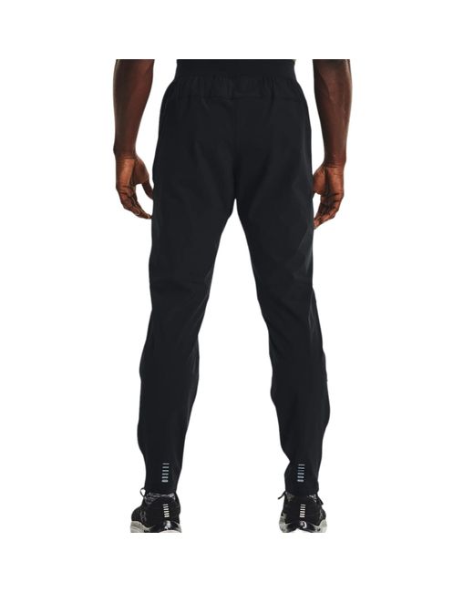 Under Armour Pantaloni Outrun The Storm Uomo Black/reflective for Men | Lyst