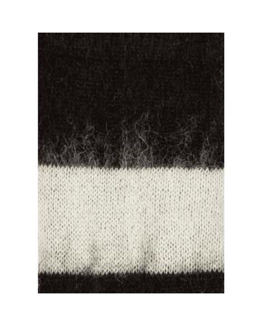 Paul Smith Black And White Mohair-blend Socks Onesize for men