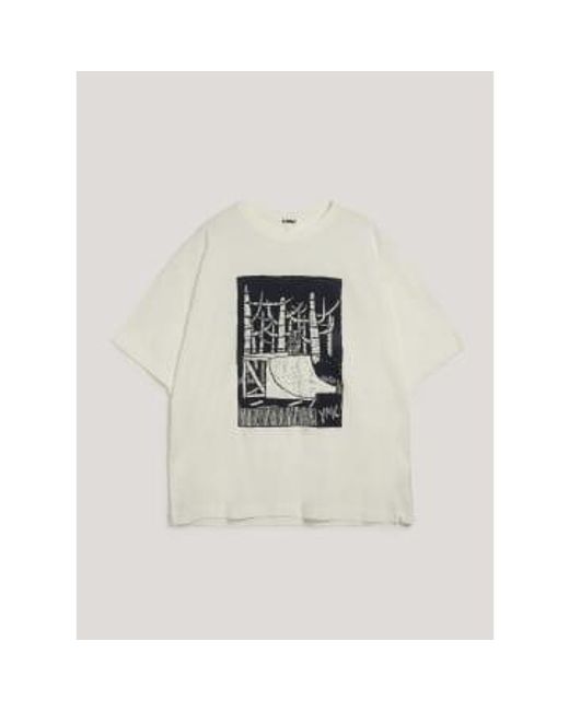 YMC White It's Out There T-shirt for men