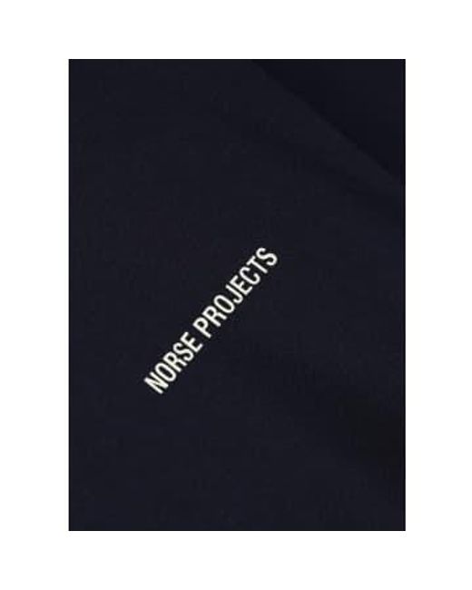 Norse Projects Blue S Johannes Organic Logo T-shirt for men