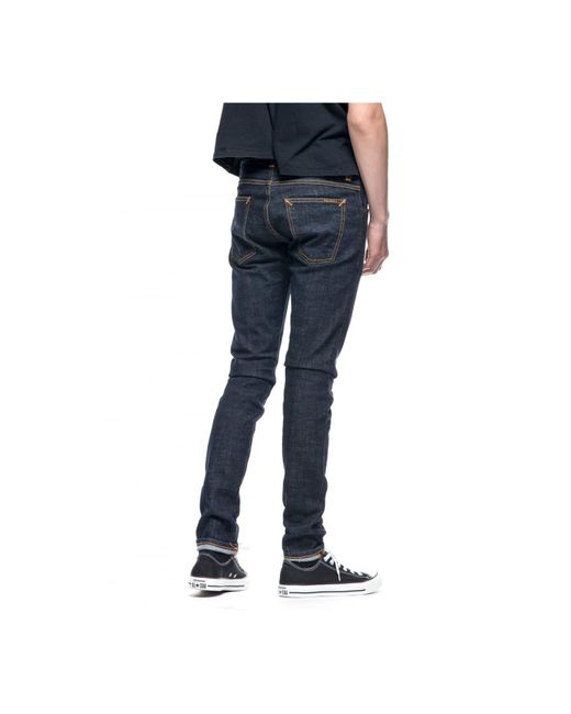 Nudie Jeans Denim Tight Terry Rinse Twill in Blue for Men - Save 17% - Lyst
