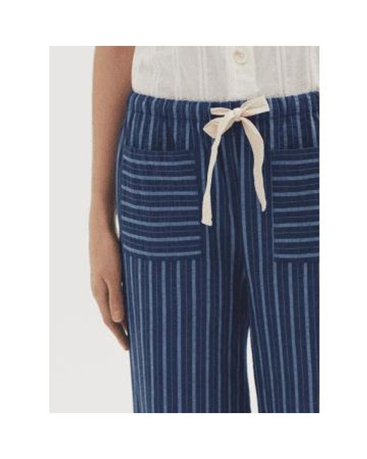 Nice Things Blue Striped Pants From