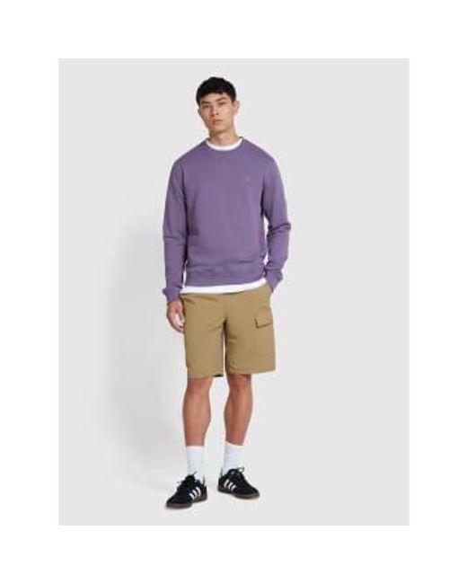 Sweat-shirt Farah pour homme en coloris Purple