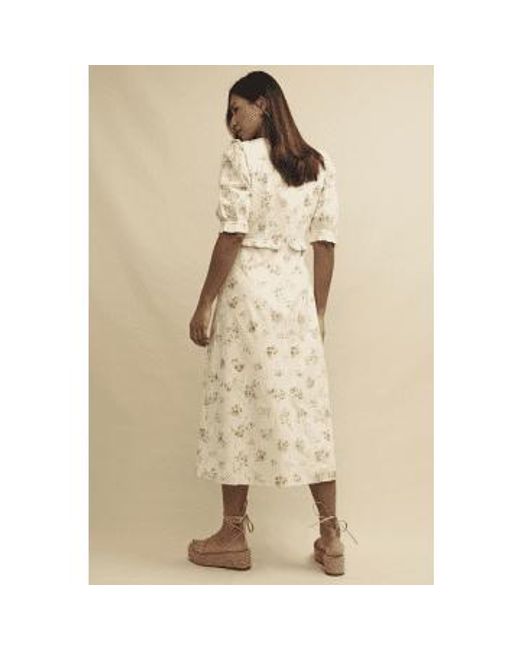 Nobody's Child Natural Felicia Floral Broiderie Dress 6