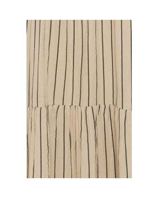 Ichi Natural Foxa Striped Maxi Dress
