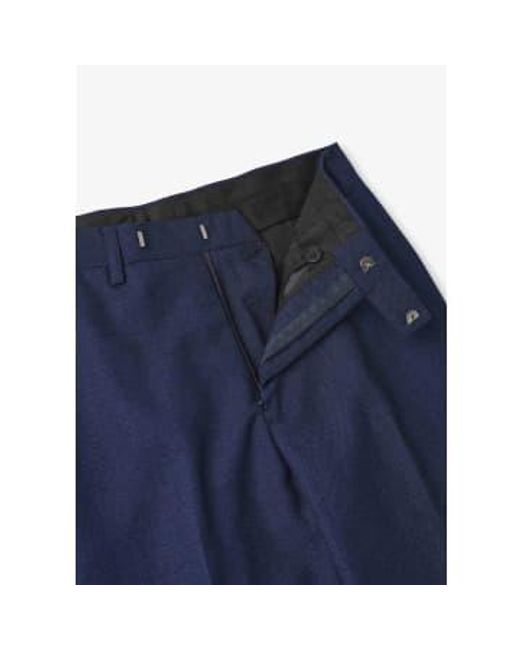 Skopes Blue S Harcourt Tapered Suit Trousers for men