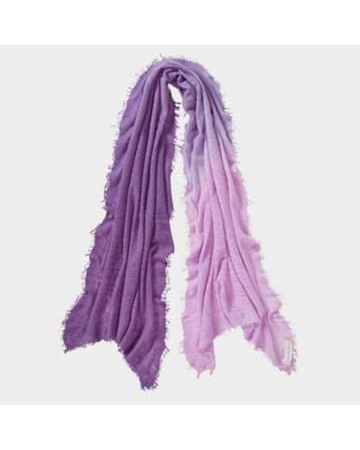 Hand Felted Cashmere Soft Scarf Ombre Lilac Gift di PUR SCHOEN in Purple