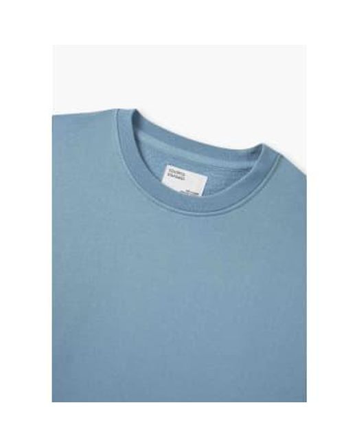 COLORFUL STANDARD Blue S Classic Crew Sweatshirt for men