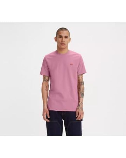 Levis Original Housemark T Shirt di Levi's in Pink da Uomo